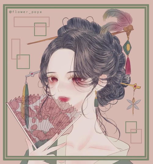 动漫头像分不清是泪水还是雨水了
