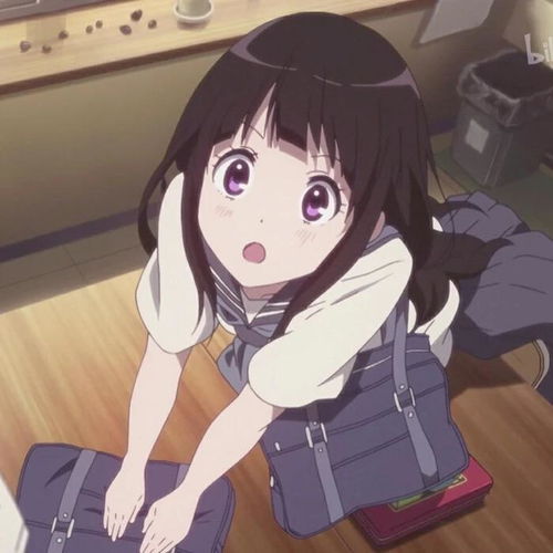 女生卡通头像动漫冰菓