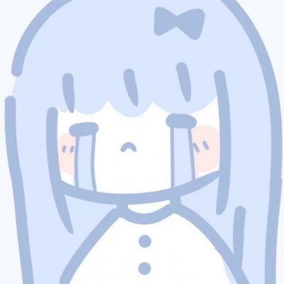 卡通简笔画女生头像岁月还漫长岁月静好
