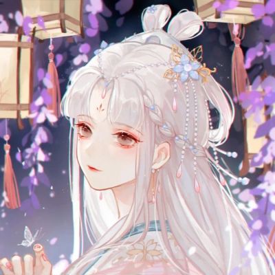 卡通头像女气质手绘