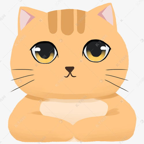 肥胖橘猫可爱卡通猫咪素材图片免费下载千库网
