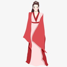 手绘矢量卡通古风少女图片素材其他格式下载动漫人物大全