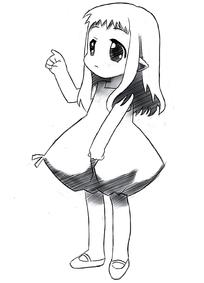 漫画女孩黑白图片漫画女孩黑白设计素材红动网