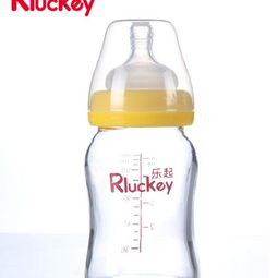 rluckey150ml宽口径耐摔椭圆形微晶玻璃奶瓶黄色图片大全邮乐官方网站