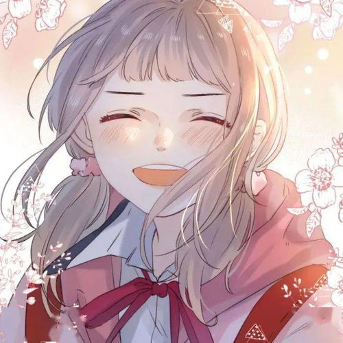 唯美漫画女生头像清晨起床迎着咖啡和面包的香气