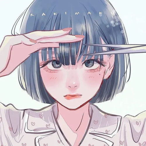 微信头像不同表情的动漫女生人物头像爱了爱了
