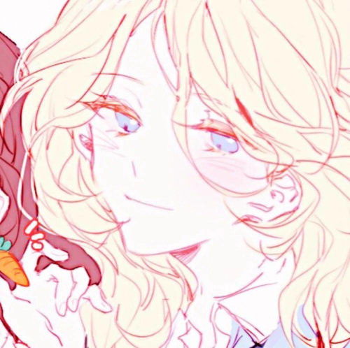 动漫头绪丨闺蜜百合头像

