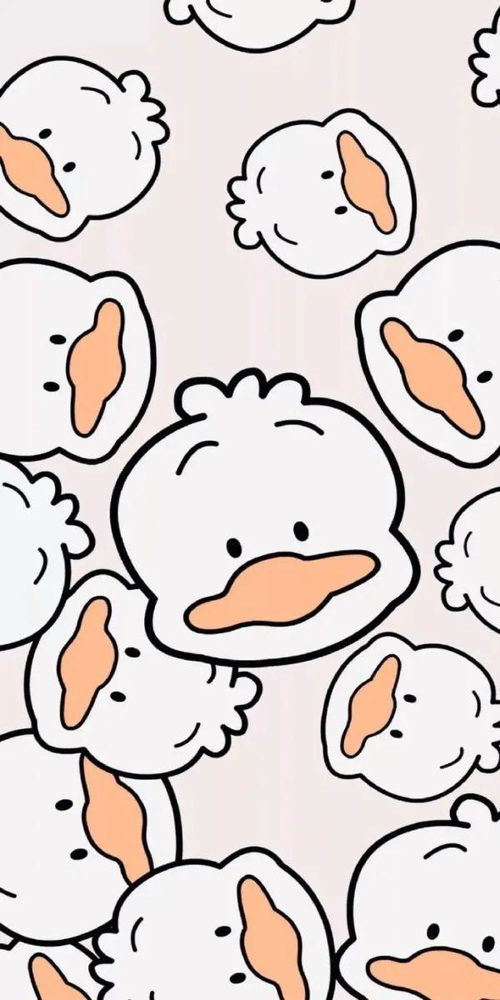 简约可爱的头像卡通手机壁纸