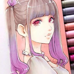 小清新的美少女漫画,拿去做头像吧