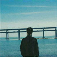 海边男生背影的qq头像,广阔的胸襟似大海