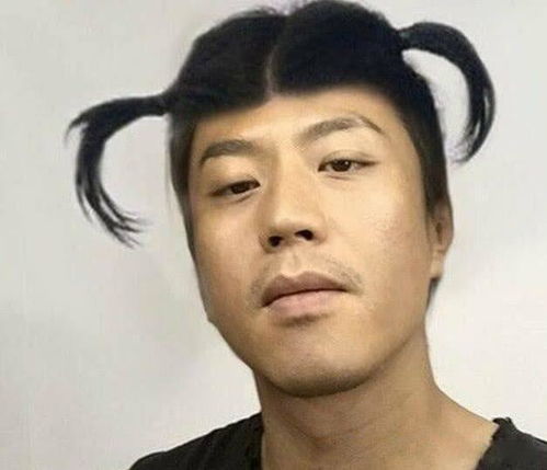 扎辫子的男生头像卡通男星