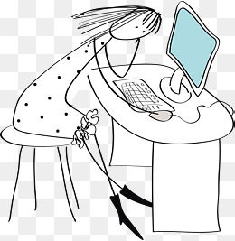 免费下载工作简笔画图片大全千库网png
