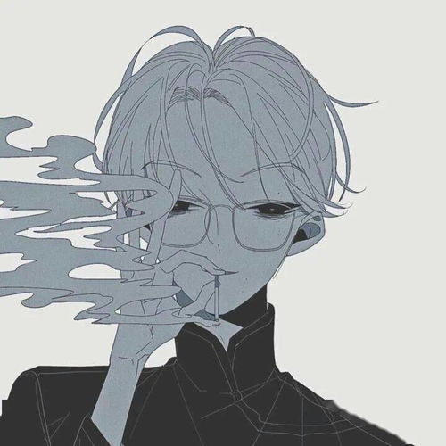 动漫眼镜男