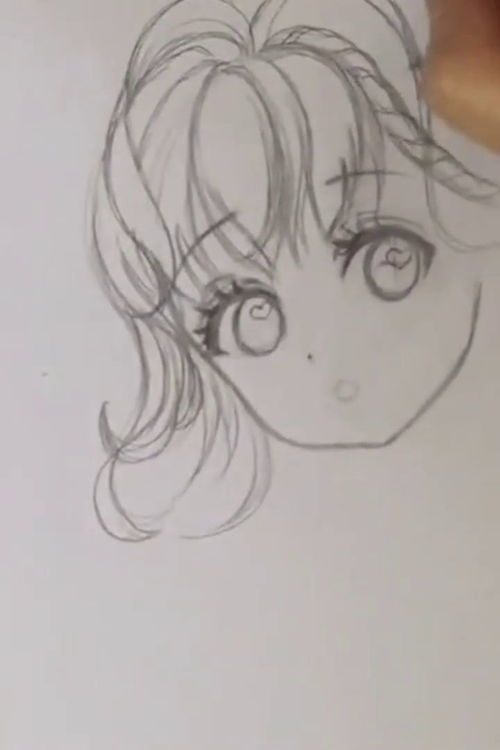 看见漫画老师画的长发少女,要是上色就更好看了,网友手不好使