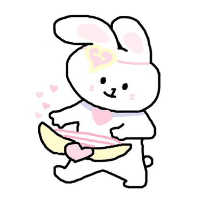 小兔子头像简笔画卡通图片2018这一生我都只爱你这一张脸