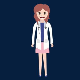 卡通美女医生矢量素材图片素材其他格式下载动漫人物大全