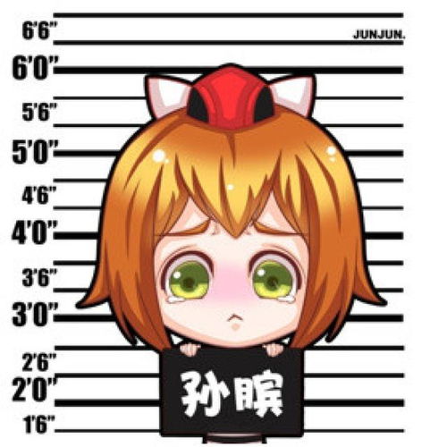 王者荣耀五黑头像你被逮捕了
