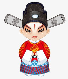 戏曲卡通人物素材图片免费下载高清装饰图案png千库网图片编号1817329