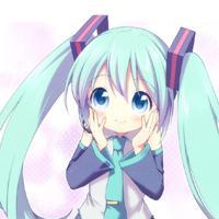 动漫初音背影头像
