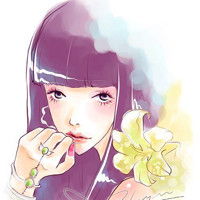 柔美的书中人物插画唯美头像