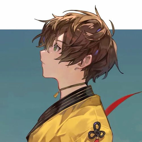小众动漫男头手绘风帅气男生头像插画