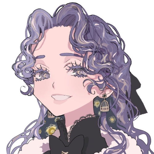 头像动漫插画另类独特少女哇