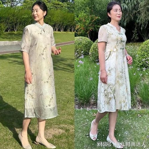 年过四十岁的女人,夏天多穿这些过膝裙,越老越气质优雅