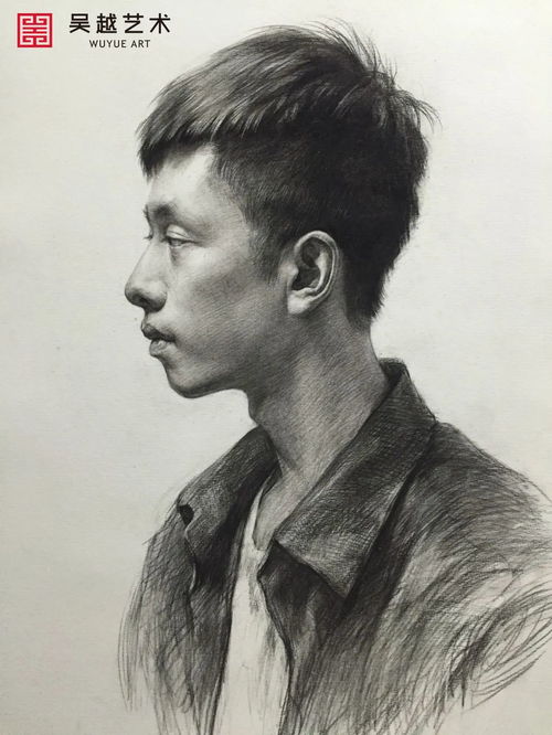 教师作品杭州吴越画室教师素描作品欣赏,中国美院雕塑系研究生团队领衔
