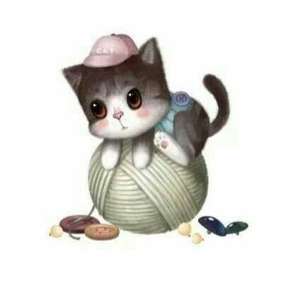 猫头像可爱卡通动画