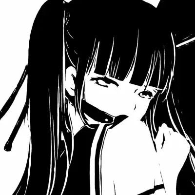 野王小姐姐黑白动漫专用头像